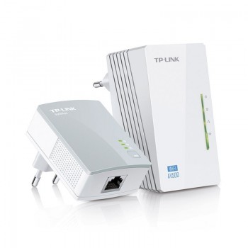 Kit 2 Adaptadores PowerLine TP-Link 500Mbps c/Wireless  N 300Mbps