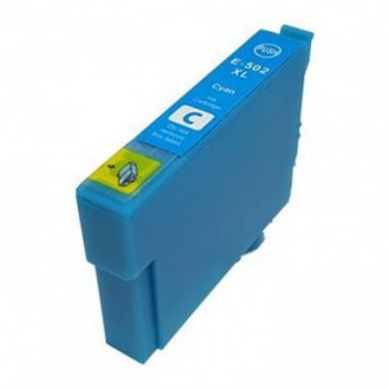 Tinteiro Compatível Epson 502XL Ciano - T02W2 / T02V2  - C13T02W24010 / C13T02V24010