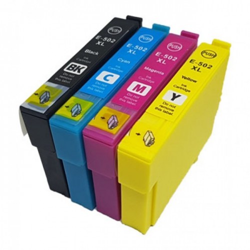 Conjunto 4 Tinteiros Epson 502 XL Compatíveis