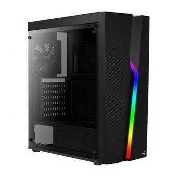 Caixa Aerocool Bolt RGB USB 3.0 com Janela Black